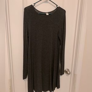 Old navy charcoal dress medium